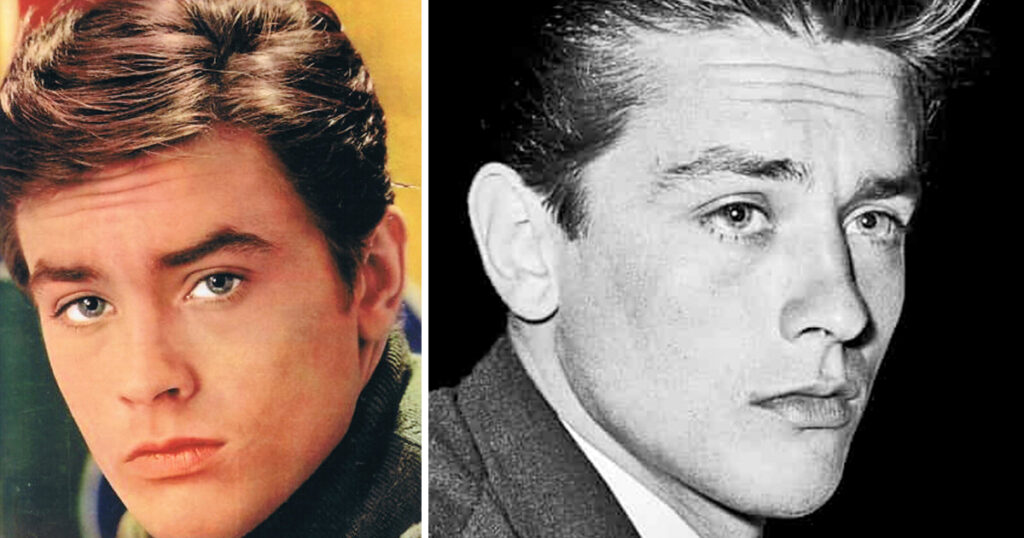 Alain Delon’s son is all grown up now and he’s the spitting image of his dad